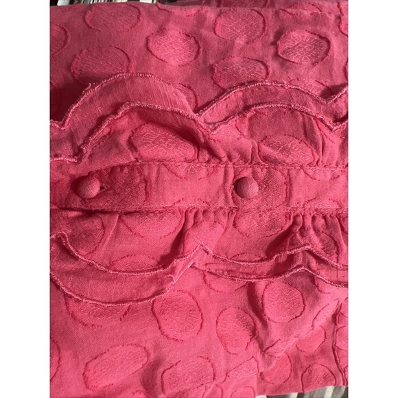 Boden top us size 4 pink ruffles button down ruffles - Picture 9 of 9